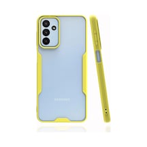 Samsung Galaxy  Uyumlu,  A04s Kılıf Platin Silikon - Sarı