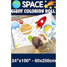 Melolisa Orman Dev Boy Boyama Kağıdı - Forest Kids Coloring Roll - Jumbo Painting Paper Roll For Kids