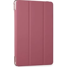 Newface Samsung Galaxy X610 Tab S9 Fe Plus 12.4 Kılıf Tablet Smart Kılıf - Pembe Tablet Kılıfı