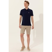 U.s. Polo Assn. Erkek Polo Yaka T-shirt 61450248556 Lacivert
