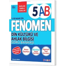 5. Sınıf Din Kültürü Ve Ahlak Bilgisi A Ve B Fenomen Soru Bankası Fenomen Okul Yayınları