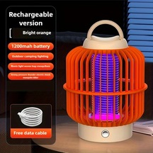 Boatshop1 Şarj Edilebilir 2si 1 Arada Beige Kablosuz Sinek Öldürücü Lamba Yaz İçin Açık Hava Kamp Bahçe Ev