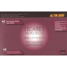 Ticaret Hukuku 2 Şirketler Hukuku Ayşe Sarıca