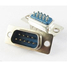 9 Pin Erkek D-sub Konnektör Db9 Lehim Tipi Rs232 Seri Pc