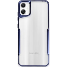 Uray Store Samsung Galaxy Uyumlu  A06 Kılıf Boyi Silikon Kapak - Lacivert