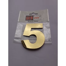 Gendec 8 Cm Altın Sarı Paslanmaz Metal No:5 Kapı,Villa,Daire