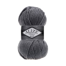 Alize Süperlana Maxi 87 Kömür Gri Iplik