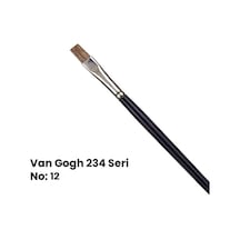 Van Gogh 234 Seri Öküz Kulağı Kılı Düz Kesik Uçlu Fırça No 12