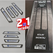 Peugeot 301 Uyumlu Kapı Eşiği + Kapı Koruyucu