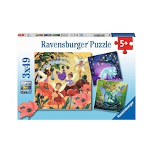 51816 Büyülü Karakterler Puzzle, 3x49 Parça Standart