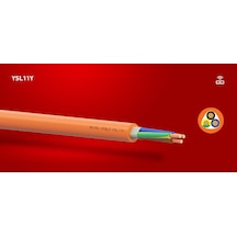 Mekas Ysl11y-pvcpur-4x0.75 ,kesit 0.75mm² 4-damar/çok Telli Standart Pvc-pur Kablo