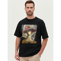 Sanat Oversize Unisex T-shirt Siyah