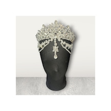 Valerıa Royale-alınlıklı Gelin,kına,nişan,söz,after,bride,party Taç Beyaz - 916626562 Beyaz