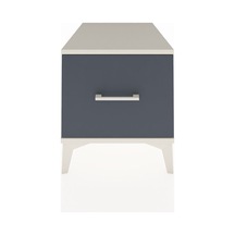 Kronos Komodin Tek Çekmeceli 44x59x48 Aytaşı-antrasit Aytaşı
