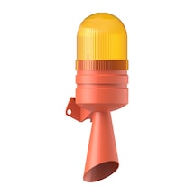 Mesan Xenon Çakar 2 Ses Borulu Elektronik Siren Turuncu 220vac Ms 5811.3.220vac