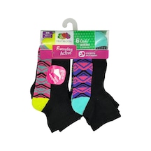 Fruit Of The Loom Girls Ankles Tobilleras Çorap 6lı Paket M Çok Renkli