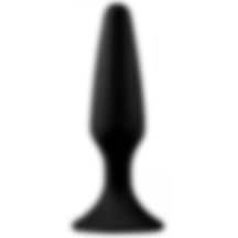 Fastieshop Siyah Silikon Anal Plug - 11.5 Cm