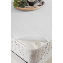 Decovilla 200X200 Pamuklu Köşe Lastikli Sıvı Geçirmez Alez