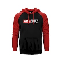 Studios Logo 2 Kırmızı Renk Reglan Kol Sweatshirt / Hoodie