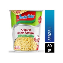 İndomie Bardak Noodle 60 Gr Sebze Çeşnili 24'li Paket