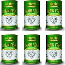 Nutri Canin Kuzu Etli Tahılsız Yetişkin Köpek Konservesi 6 x 400 G