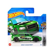 Hot Wheels Dodge Charger Drift - Hw Metro Yeşil 1/64 Diecast Model Araba Çok Renkli