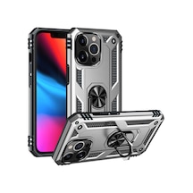 Ardemix Apple Uyumlu iPhone 13 Pro Vega Kılıf-gri Gri