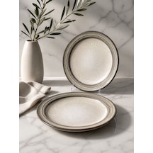 21 Cm Düz Tabak / Pasta Tabağı / Tatlı Tabağı / Servis Tabağı / Küçük Yemek Tabağı Cortado Spiral Go Diğer