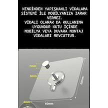 Lexroo Y Tipi Mobilyaya Kendinden Yapışkanlı Led Lcd Plazma Tv Televizyon Askısı Sabitleme Çoçuk