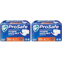 Prosafe Belbantlı Large Büyük Boy Hasta Bezi 60 Adet 2x30 Paket L