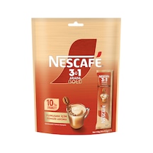 Nescafe 3ü1 Arada Gold Yumuşak Çoklu Paket 10 X 17.5 G 8'li Avantaj Paketi Mıchu Çözünebilir