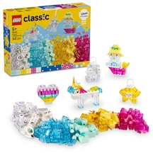 LEGO® Classic Sihirli Saydam Kutu 11040 - 5 Yaş ve Üzeri Çocuklar için Yaratıcı Oyuncak Yapım Seti (340 Parça)