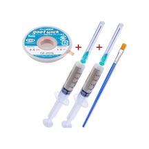 Flux Lehim Toplama,temizleme Fırçası Ve Sökme Teli 2,5mm 1 5metre