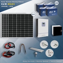 Matech 6 KW Maxi Solar Paket Sistem 6000W/gün