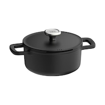 English Home Berghoff Leo Phantom Yapışmaz Kapaklı Güveç 20 Cm - Grafit
