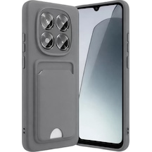 Newface Xiaomi Redmi Note 15 4g Kelvin Kartvizitli Silikon - Gri