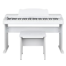 Kozmos Kkp-161wh Beyaz Dijital Duvar Tipi Çocuk Piyanosu