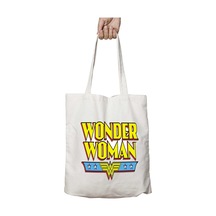 Art Hediye Wonder Woman Marvel İki Taraf Kalıcı Yıkanabilir Okul Plaj Omuz Bez Çanta Çok Renkli