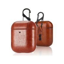 Ally Leather Case Apple Uyumlu AirPods 1-2 Pu Deri Koruma Kılıfı- 5775