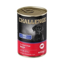Challenge Konserve Köpek Sığır Etli Pate 400 Gr
