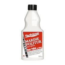 Yachticon - Silikonsuz Marin Parlatıcı Cila 500 Ml : Boyamaya Engel Olmayan, Carnauba Wax Destekli Profesyonel Parlaklık