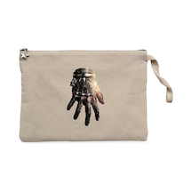 Call Of Duty Iron Hand Krem Clutch Astarlı Cüzdan / El Çantası Krem