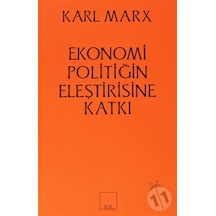 Ekonomi Politiğin Eleştirisine Katkı- Sol Yayınları