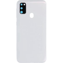 Samsung M30s Beyaz Uyumlu Arka Kapak Batarya Kapağı Pil Kapağı Yapışkan Ve Sökme Aparatıyla Beraber Full Set Beyaz