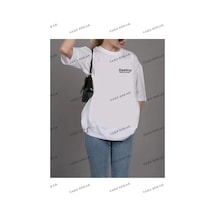Startmore Unisex Destiny Rahat Kesim Oversize Beyaz