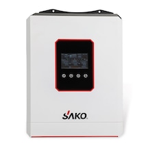 Sako 4.2kva 4.2kw 4200 Watt Tam Sinüs Şarjlı Akıllı H.v. 120a Mppt İnverter 24v-220v İnvertör 4.2kw