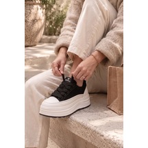 Ayakkabı Fuarı Elit Hml262-1102 Kadın Klasik Sneaker Siyah