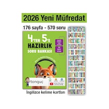 4'ten 5'e Hazırlık Yaz Tatili Kitabı - İngilizce Kelime Kartları