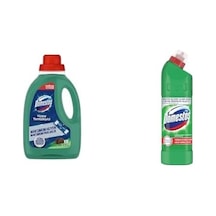 Domestos Yüzey Temizleyici Yoğun Kıvam Çam 1500 Ml 1 Domestos Yoğun Kıvamlı Çamaşır Suyu Maksimum Hijyen Dağ Esintisi, 750 Ml 5 1000'li Set