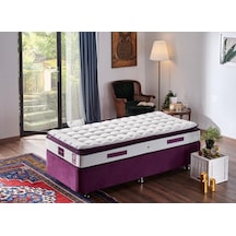 Nironyatak Niron Purple 90X200 Tek Kişilik Pedli Yatak Full Ortopedik Yaylı
